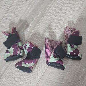 Dogs Dinosaur Print Shoes/ Booties